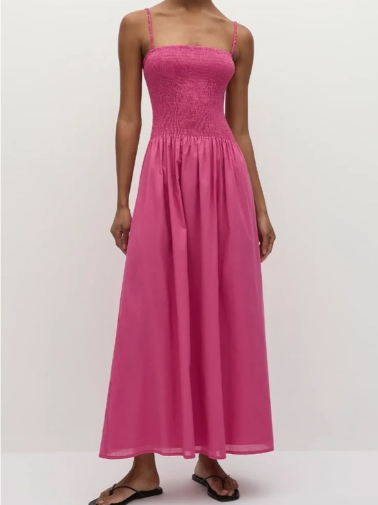 Faithfull the Brand Dresses & Skirts - Faithfull the Brand Phoebe Maxi Dress in Cerise